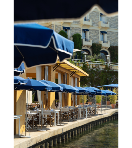 Restaurante com Praia Particular Juan-les-Pins · Hotel Belles Rives