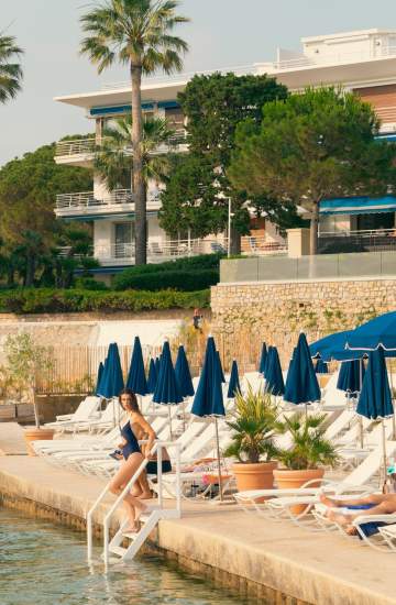 Praia particular Cap d’Antibes · Hotel Belles Rives